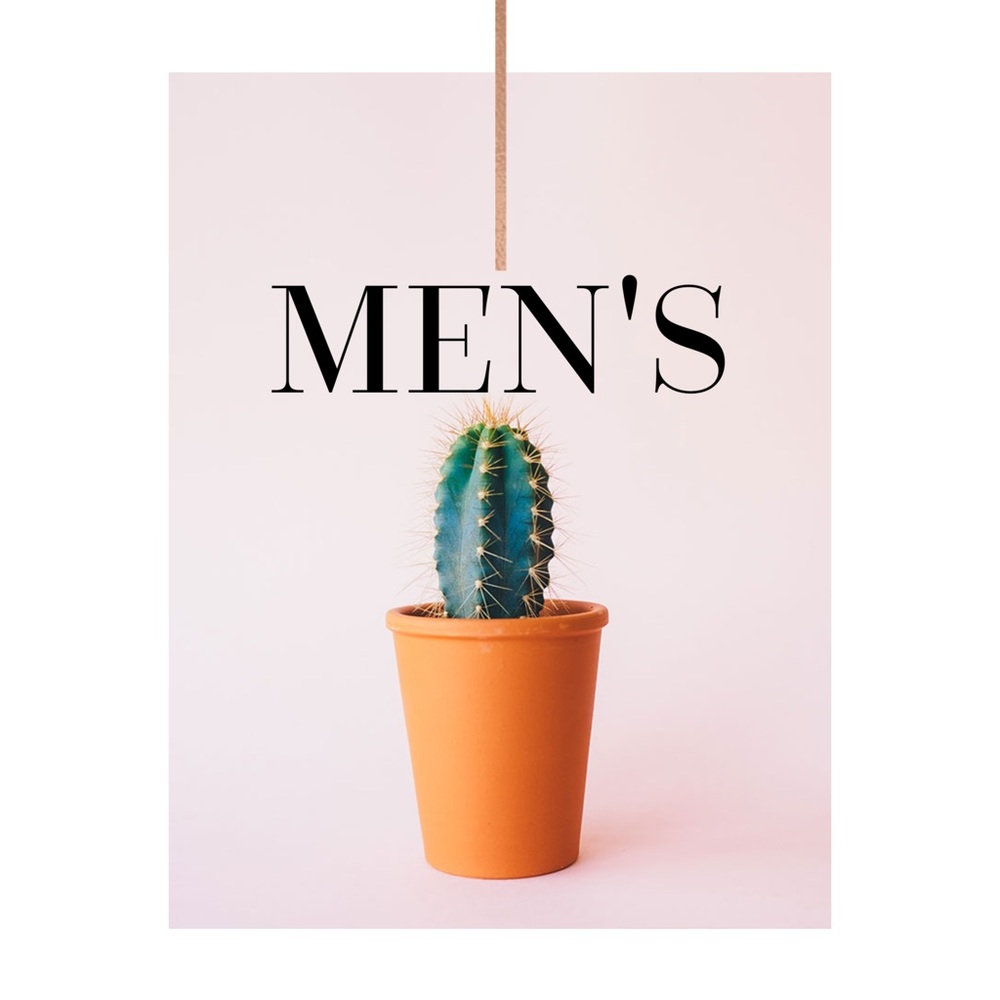 Men's Section of Clothing and Accessories